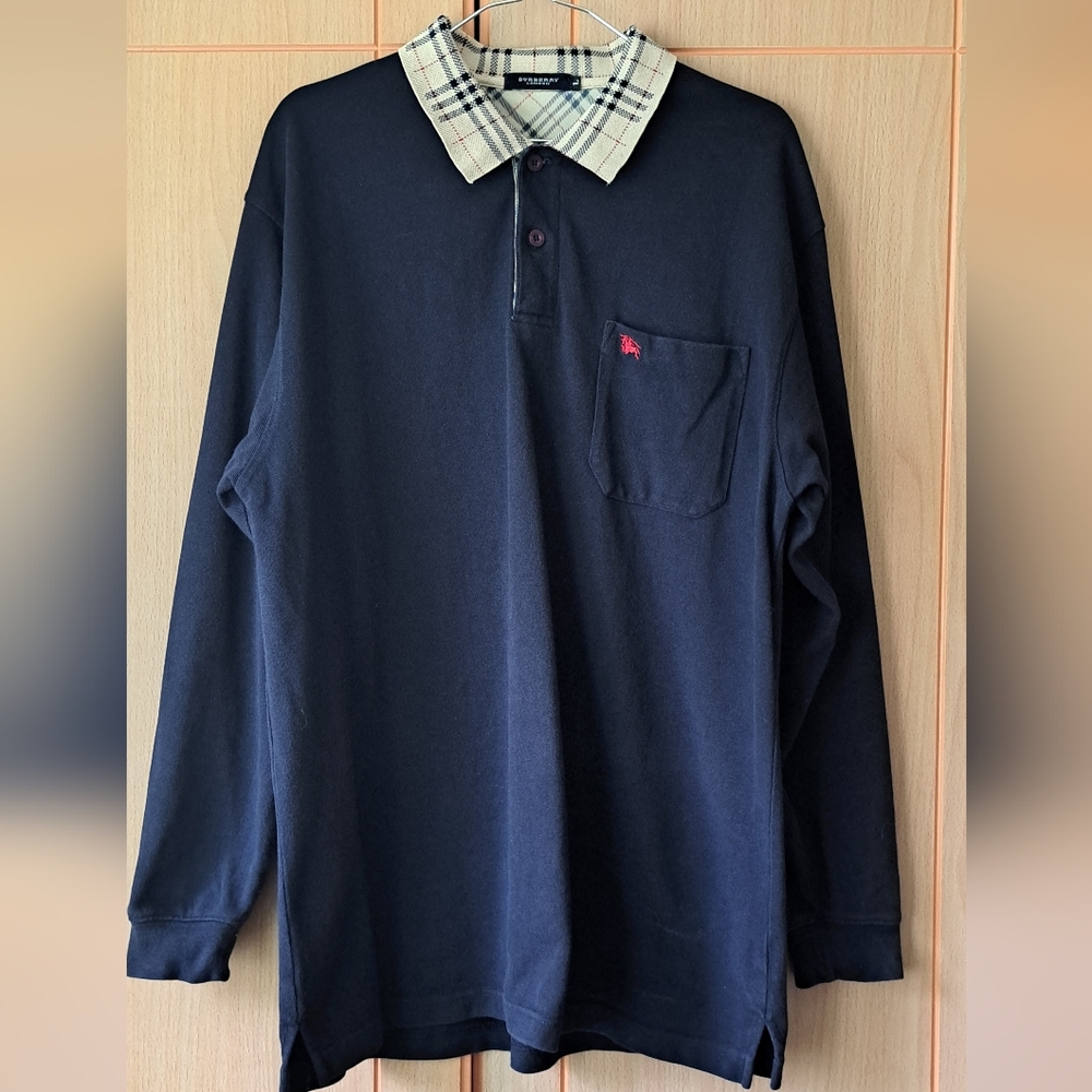 Burberry Polo Long Sleeve (Large)
